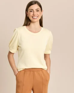 Shirt mit Metallic Garn