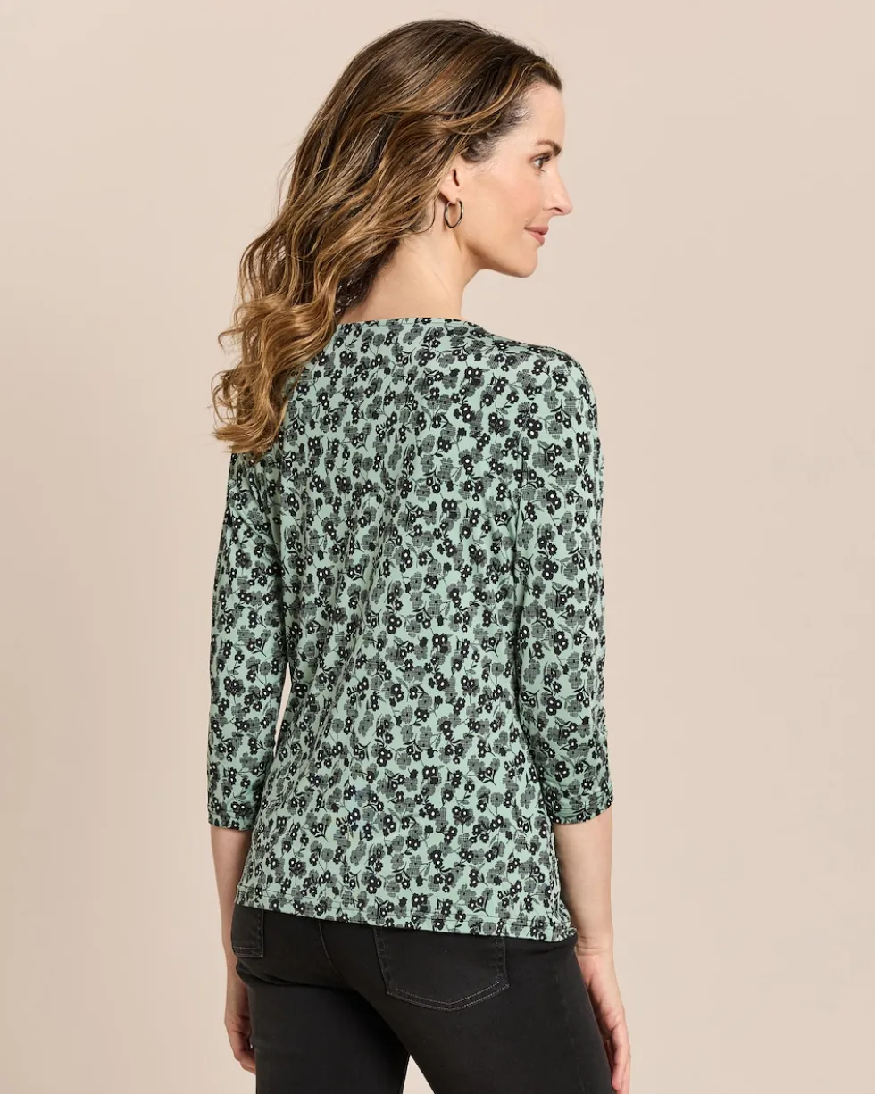 Shirt mit Millefleurs-Druck