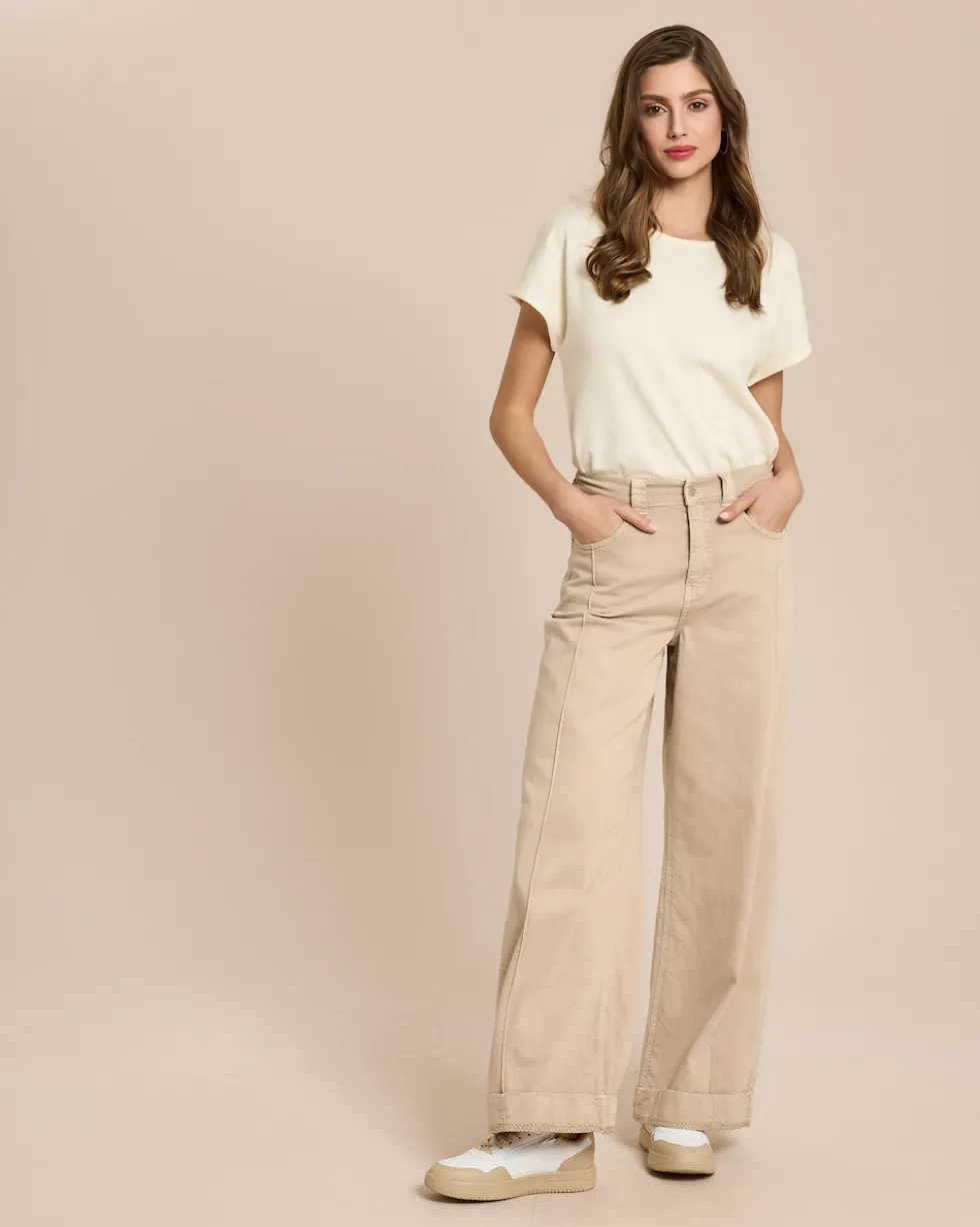 Shirt mit Muschel Jacquard
