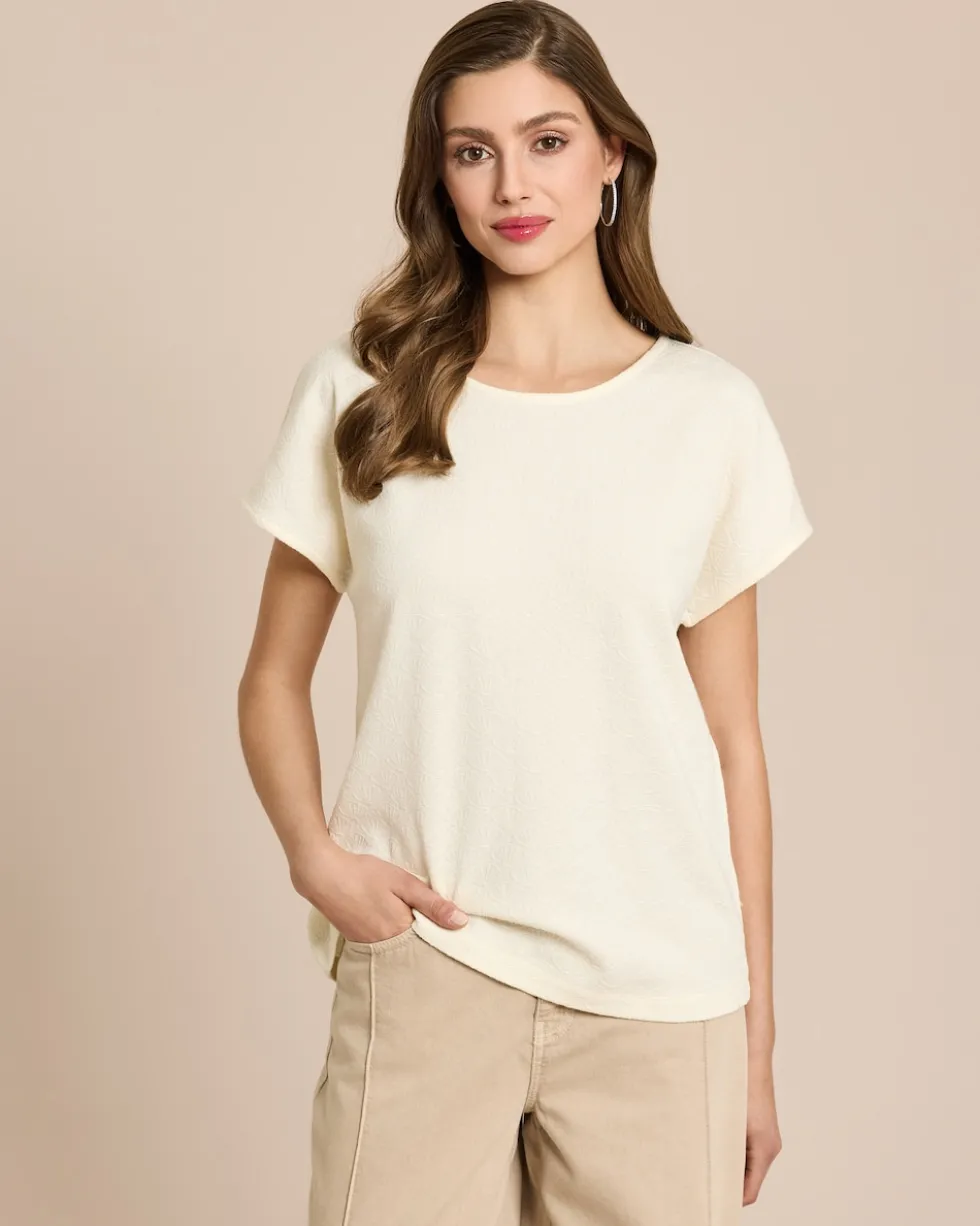 Shirt mit Muschel Jacquard