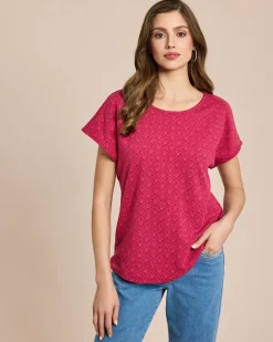 Shirt mit Muschel Jacquard