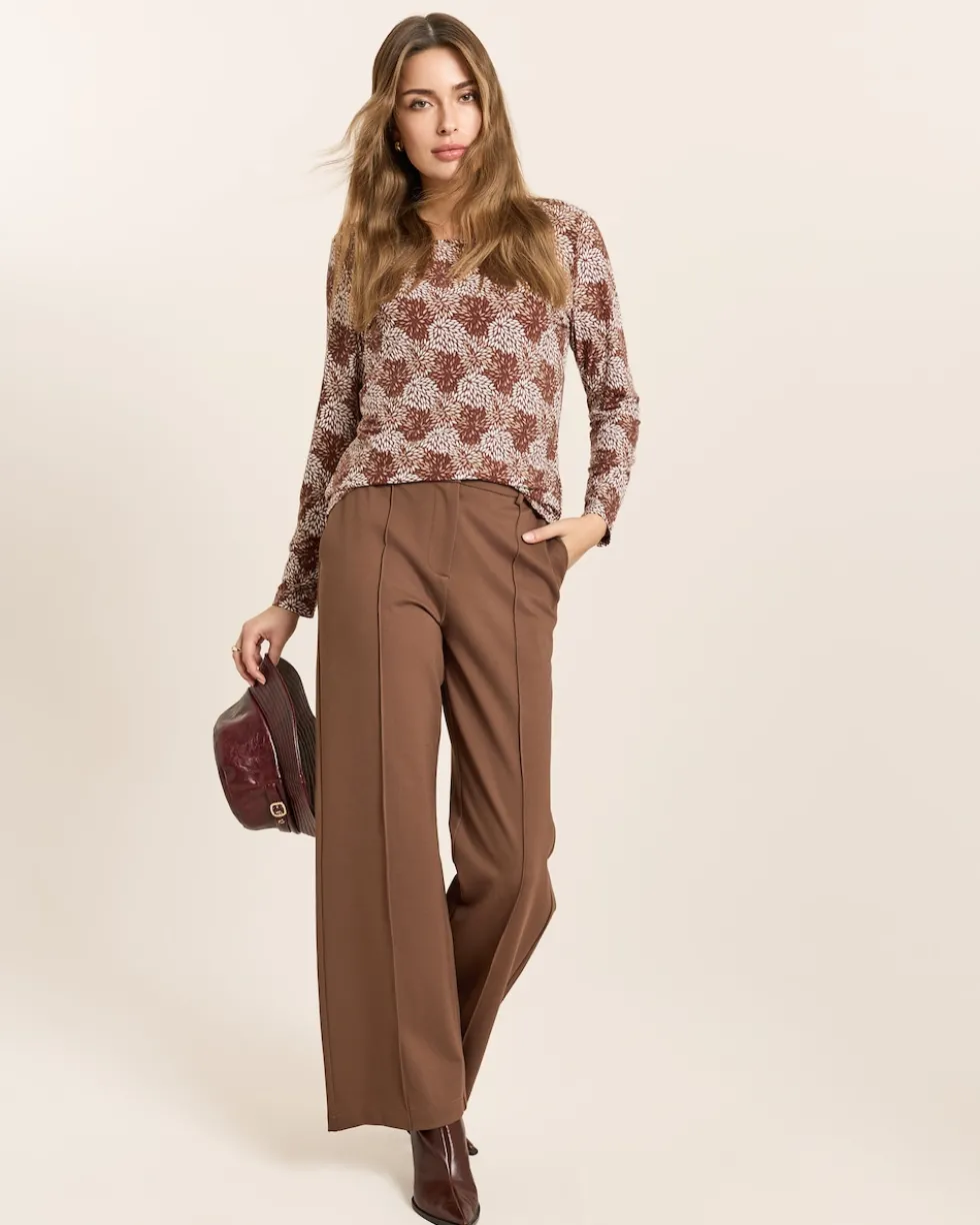 Shirt mit Natural-Print