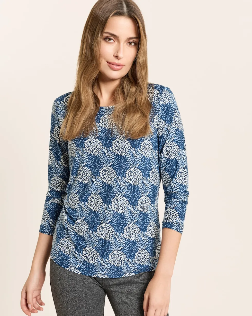 Shirt mit Natural-Print