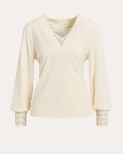 Shirt mit Nietendekoration