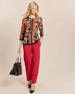 Shirt mit Ornamentprint
