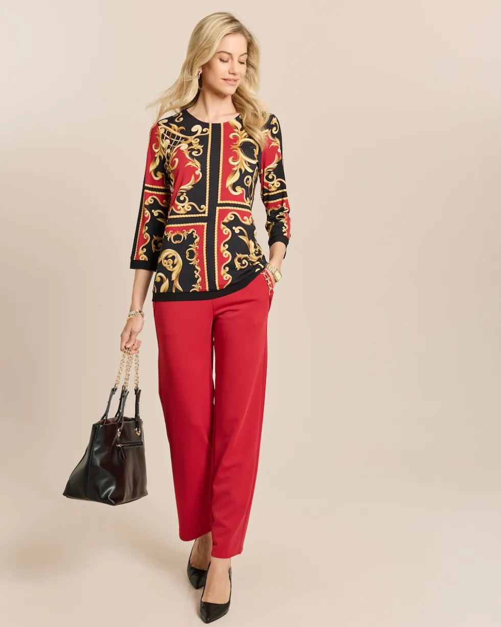 Shirt mit Ornamentprint