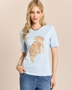 Shirt mit Pailletten-Motiv