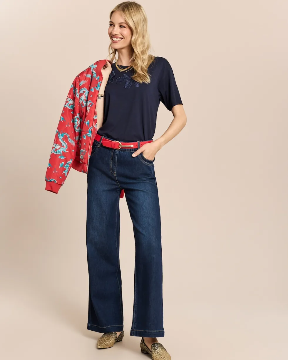 Shirt mit Pailletten-Motiv