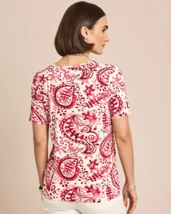 Shirt mit Paisley Druck