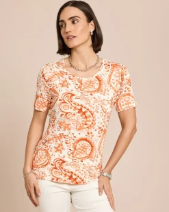 Shirt mit Paisley Druck