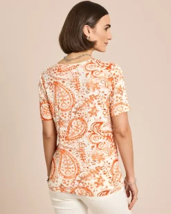 Shirt mit Paisley Druck