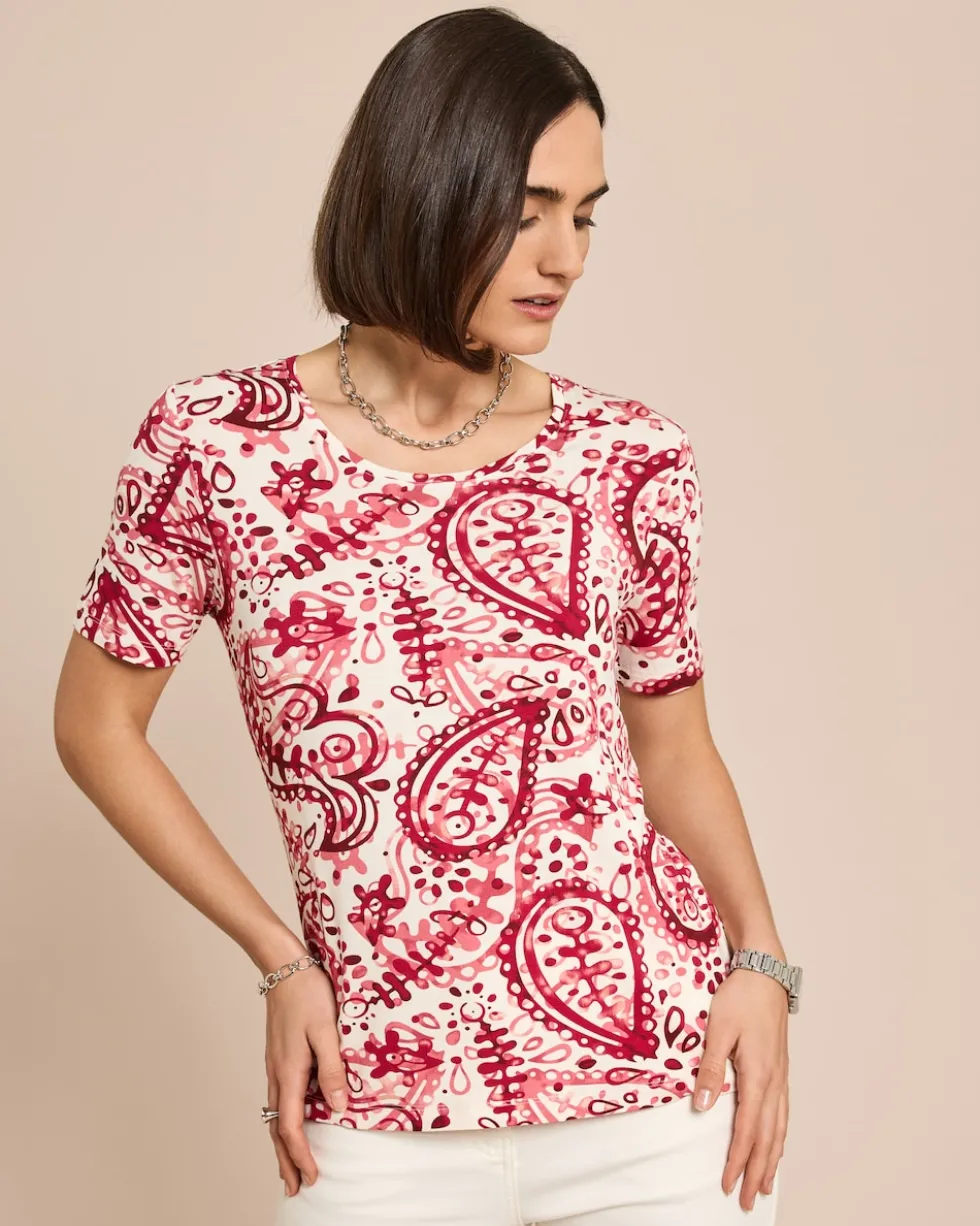 Shirt mit Paisley Druck