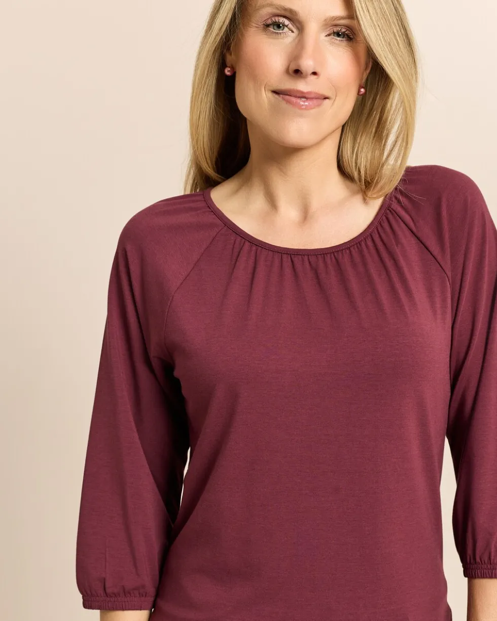 Shirt mit Raglanärmel
