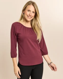 Shirt mit Raglanärmel