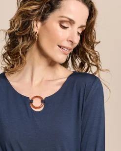 Shirt mit Ring-Accessoire