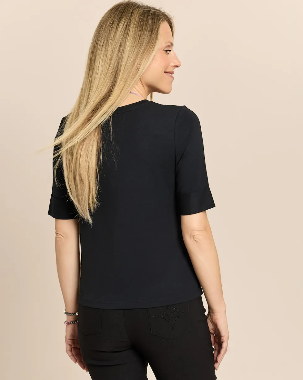Shirt mit Ärmelaufschlag