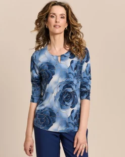 Shirt mit Rosendruck