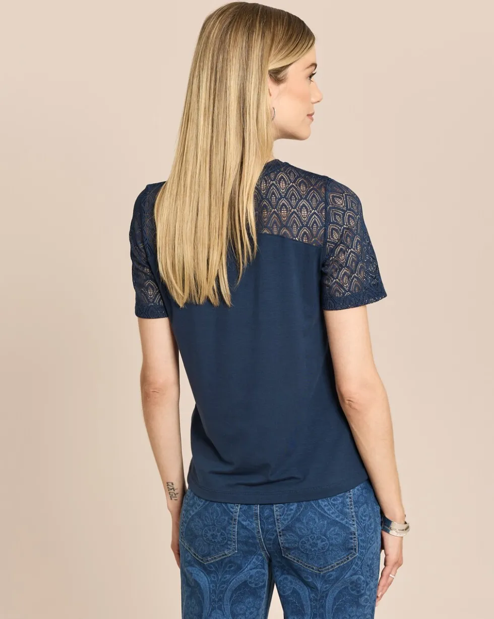 Shirt mit Spitze