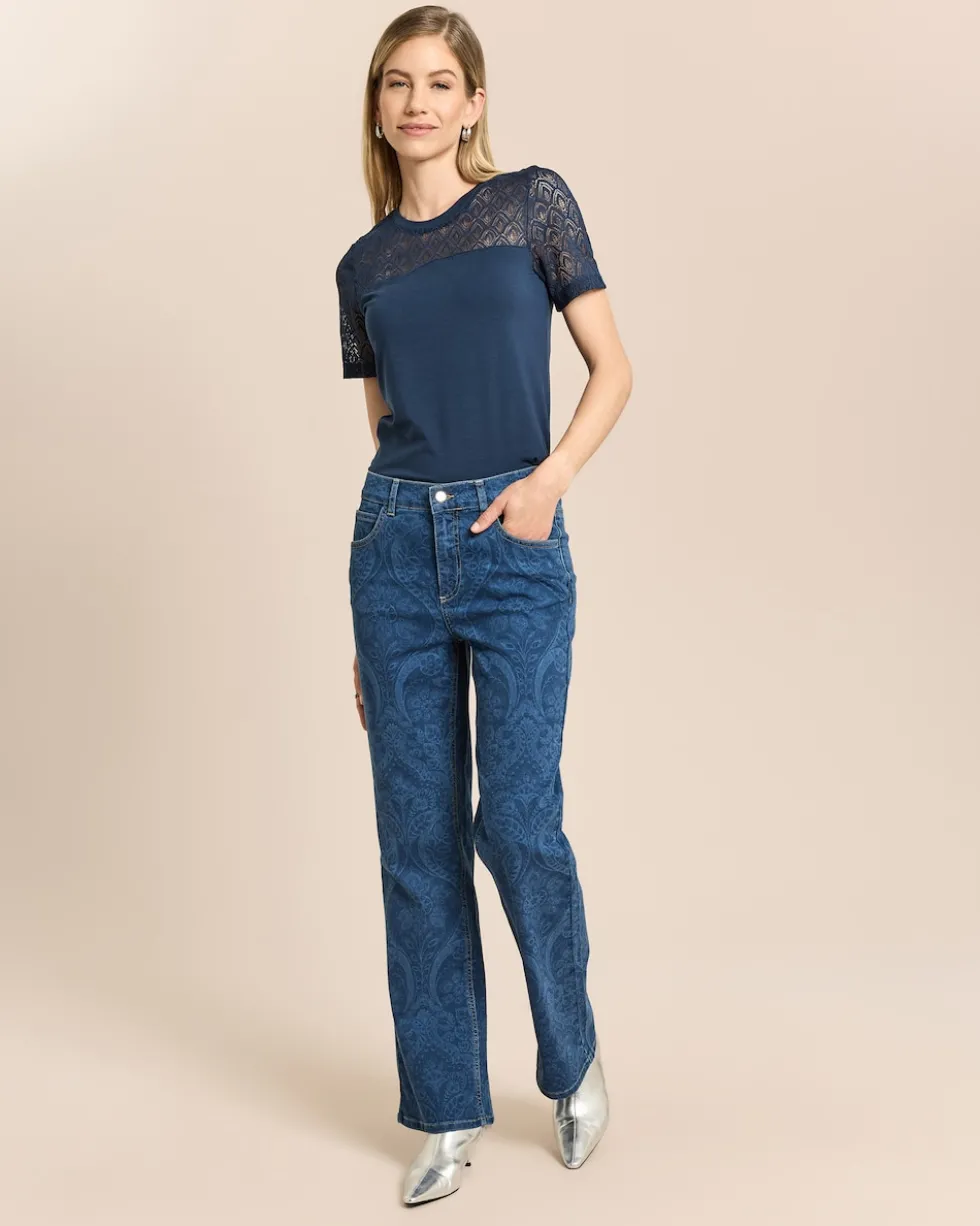 Shirt mit Spitze