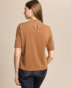 Shirt mit Stehkragen