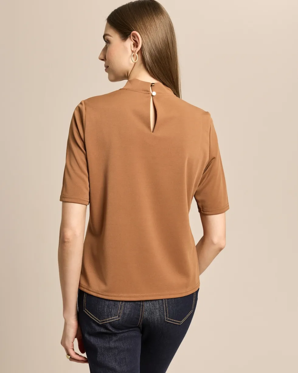 Shirt mit Stehkragen