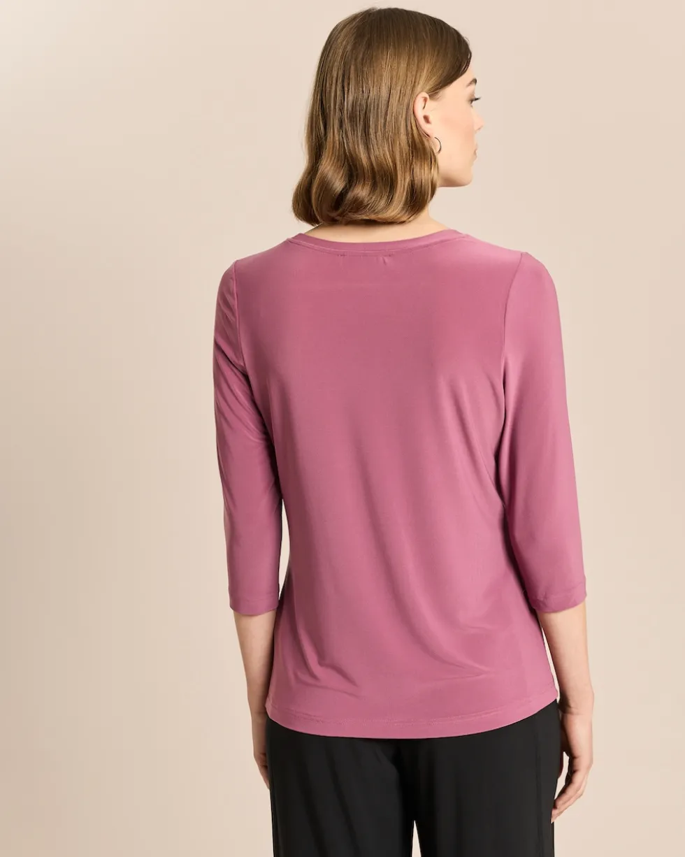 Shirt mit Strassdeko in Leoanordnung