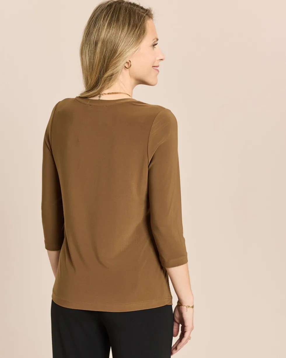 Shirt mit Strassdeko in Leoanordnung