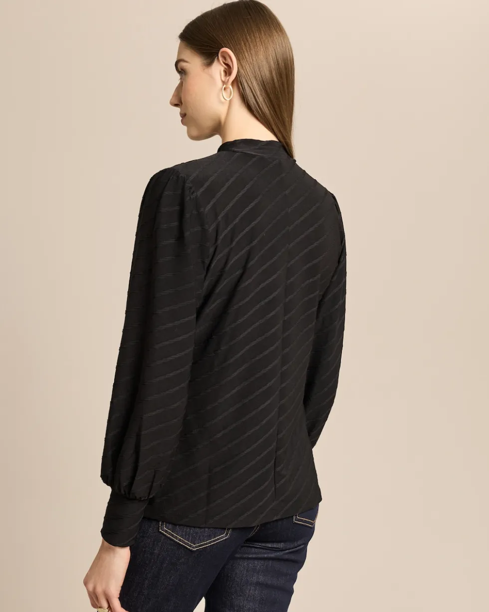 Shirt mit tonalem Jacquard