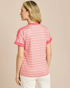 Shirt mit V-Ausschnitt