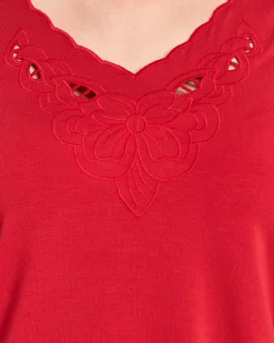 Shirt mit V-Ausschnitt