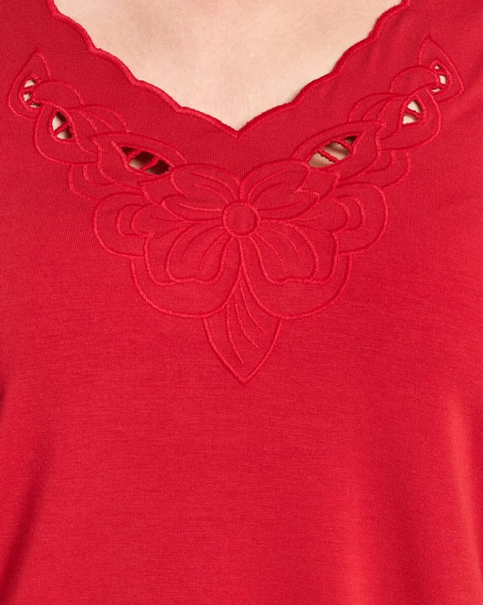 Shirt mit V-Ausschnitt