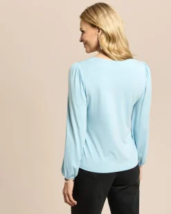 Shirt mit V-Ausschnitt