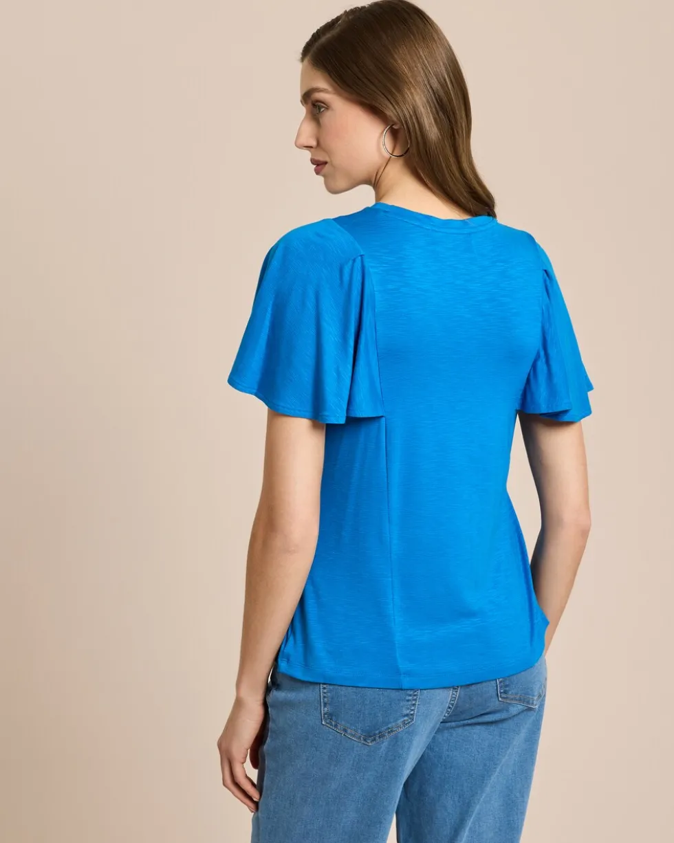 Shirt mit Volantarm