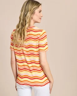 Shirt mit Wellen-Druck