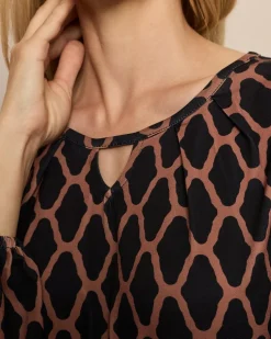 Shirt mit zweifarbigem Druck