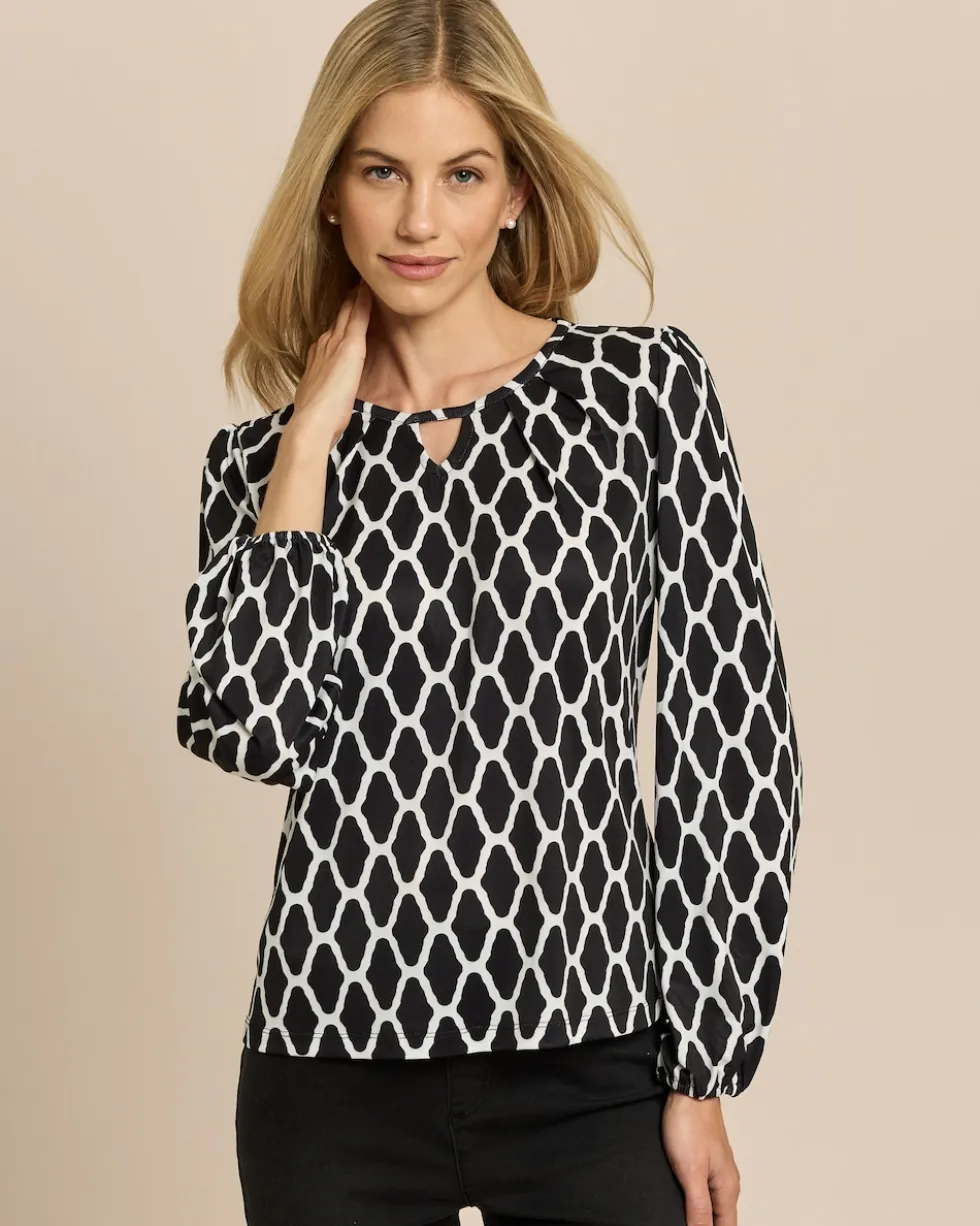 Shirt mit zweifarbigem Druck