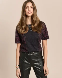 Shirt Oversized mit Alloverdruck