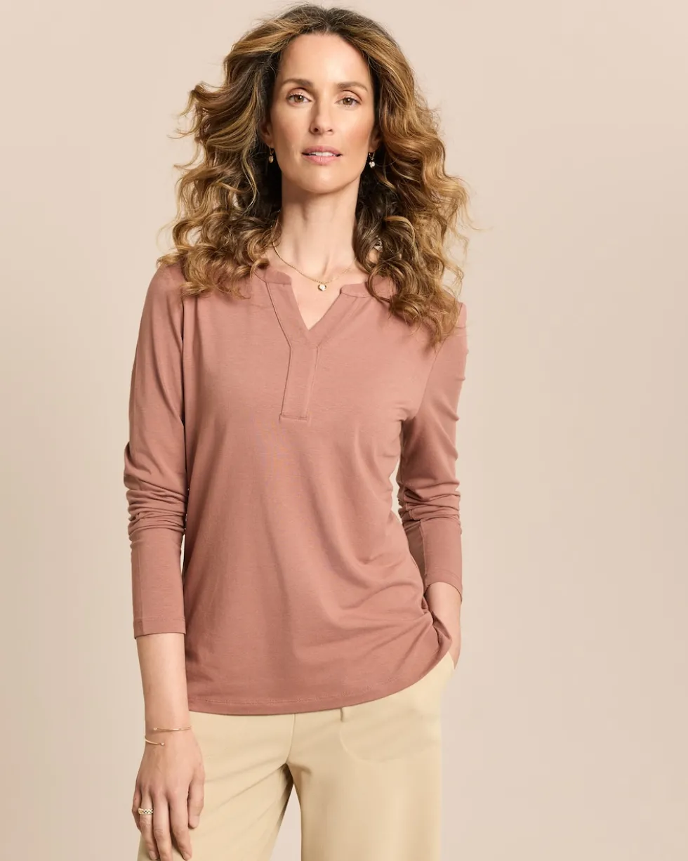 Shirt Tunika-Ausschnitt