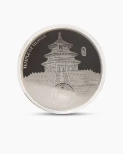 Silbermünze Panda Fan Coin Meng Lan 2025