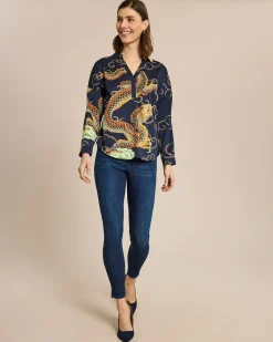 Skinny-Jeans mit Rundumdehnbund