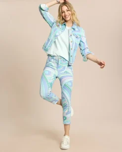 Slim Fit Jeans bedruckt