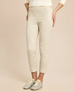 Slim Fit Schlupfhose bedruckt, 7/8