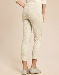 Slim Fit Schlupfhose bedruckt, 7/8