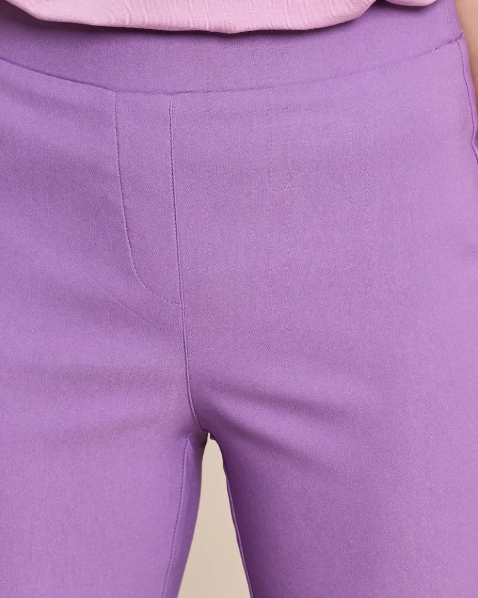Slim Fit Schlupfhose verkürzt