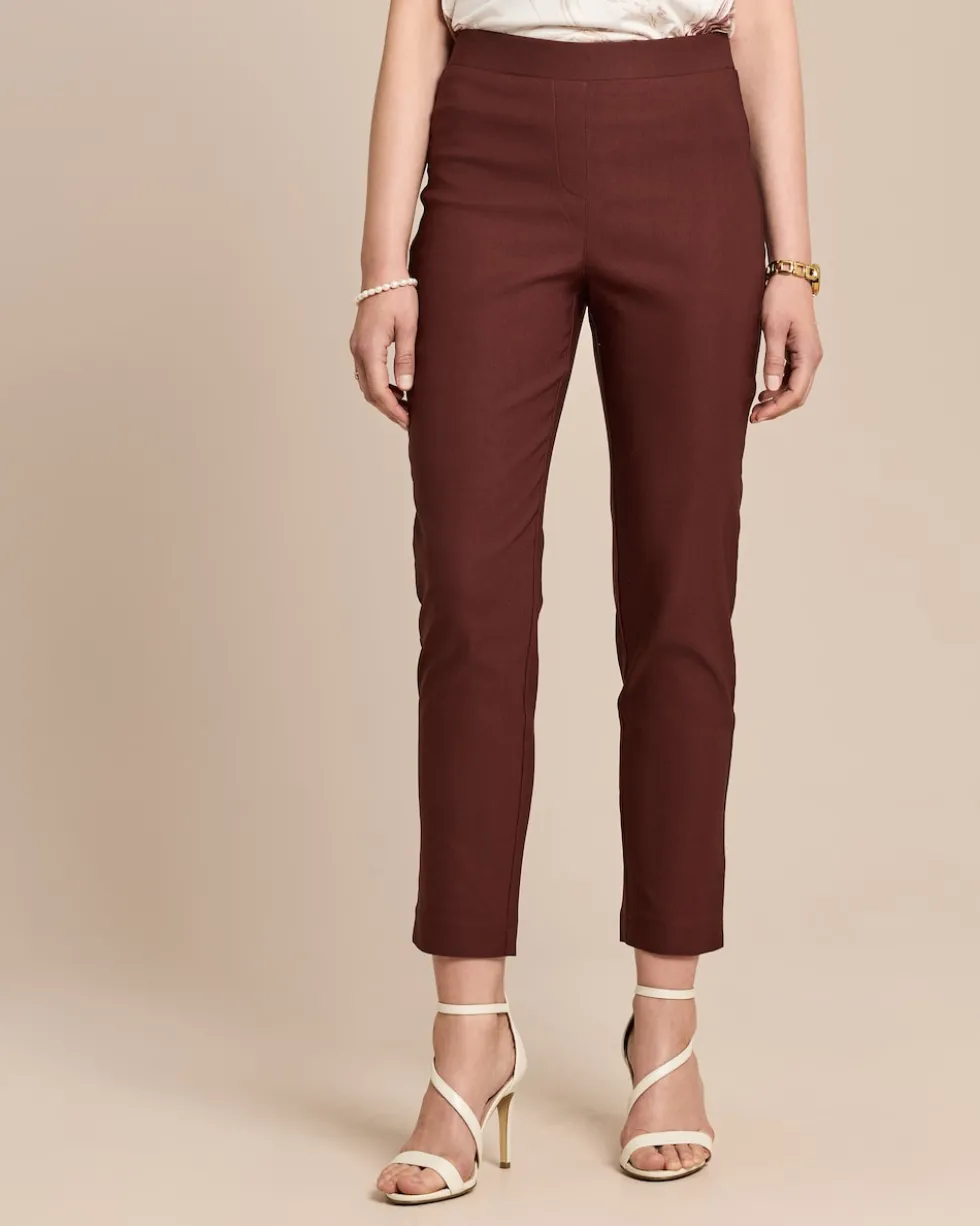 Slim Fit Schlupfhose verkürzt