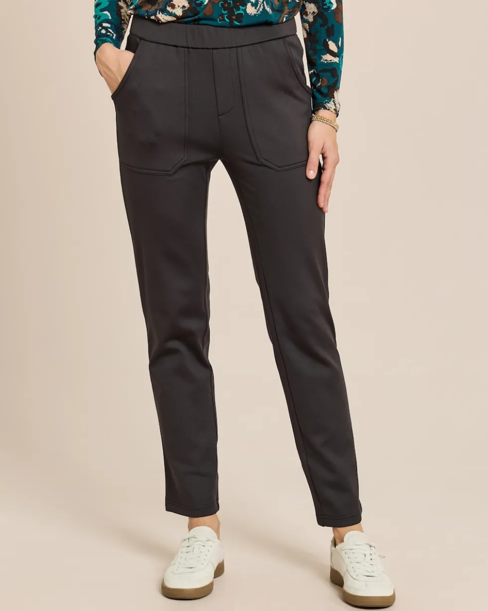 Slim Fit Thermohose Scuba Touch