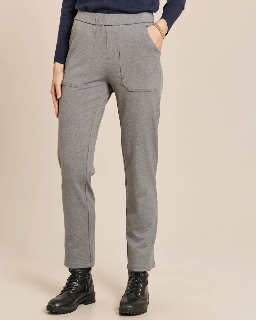 Slim Fit Thermohose Scuba Touch
