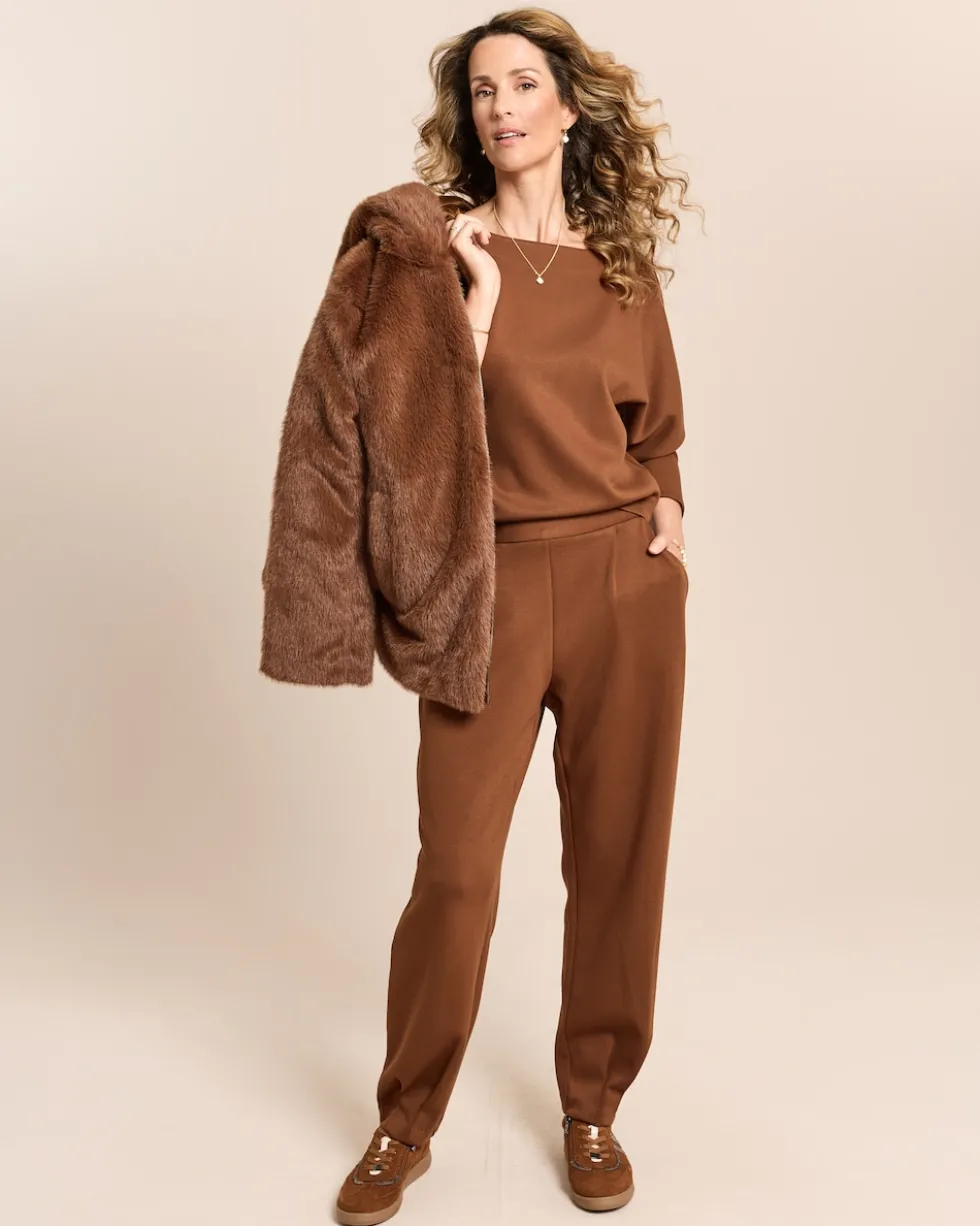 Soft Pique Shirt mit Fledermausarm