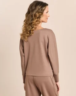 Soft Pique Shirt mit Fledermausarm
