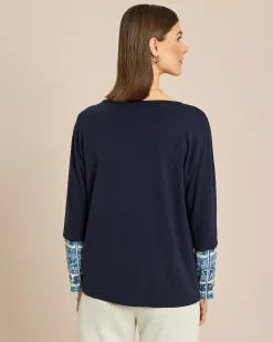 SoftShine Jersey Shirt mit Detail
